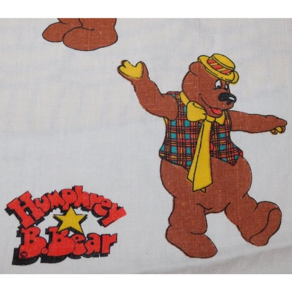 VTG 1990 Australia Kids TV HUMPHREY B BEAR Twin Reversible Duvet Cover - Picture 9 of 12